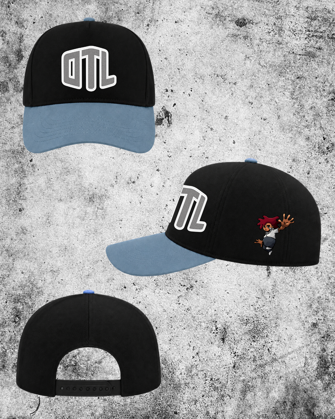 otl-x-suade-brim-embroidery-cap
